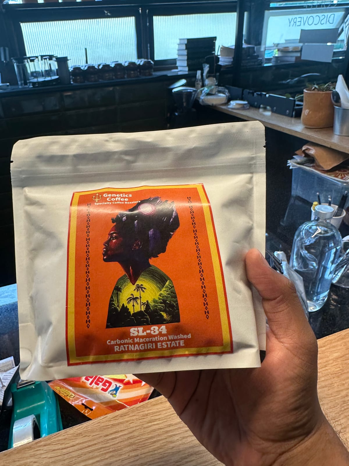 Ratnagiri SL 34 (Carbonic Maceration) by Genetics Coffee (Koffie Genetics)