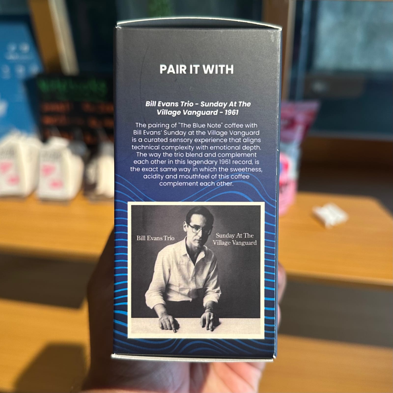 The Blue Note — Bill Evans Trio pairing panel