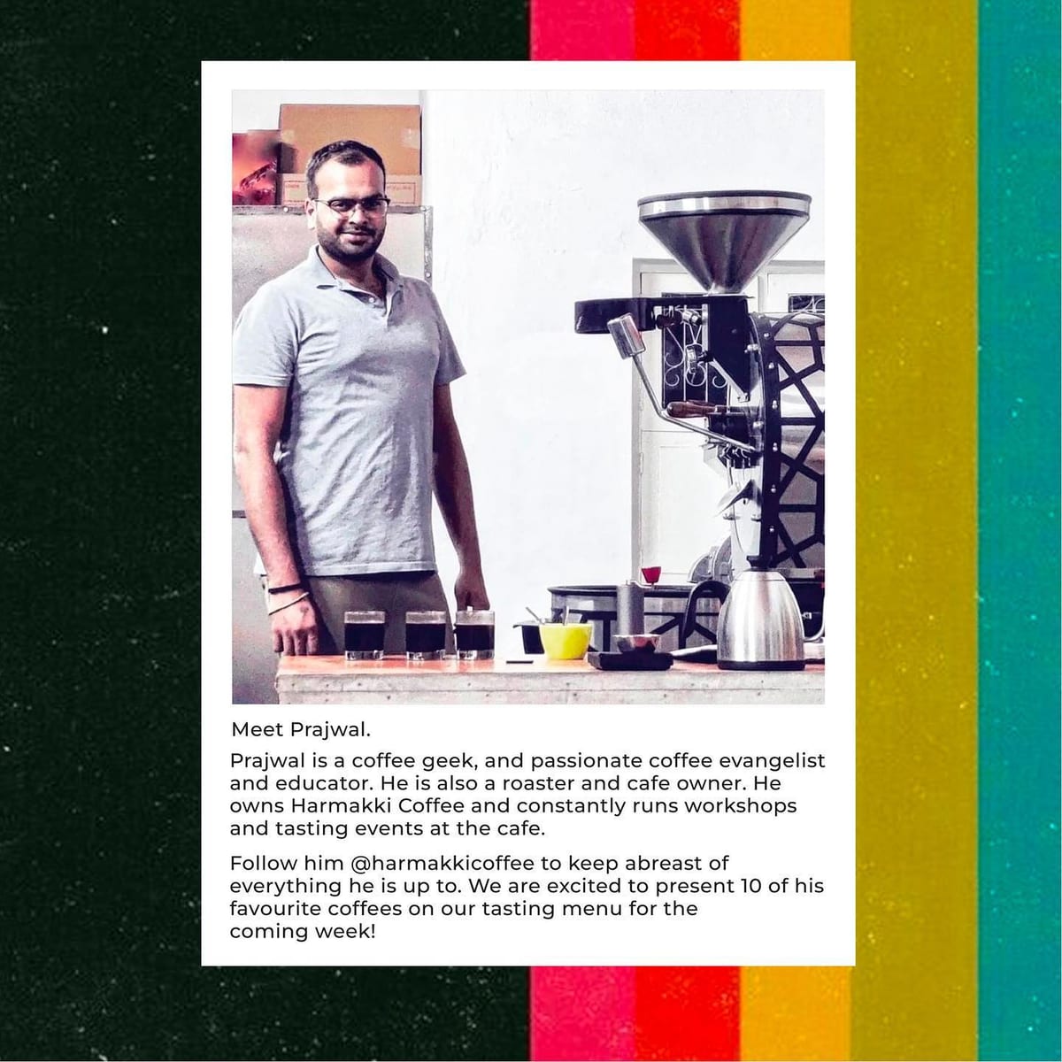 Menu photo from Prajwal's Selection (Harmakki Coffee x Nerlu, 10-Roaster Guest Curation)