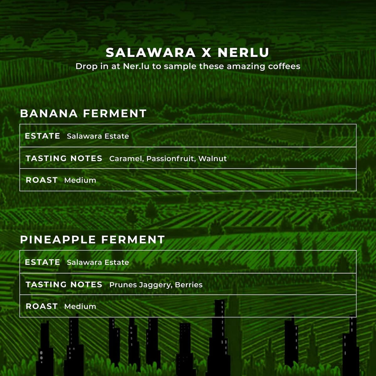 Menu photo from Salawara x Nerlu (Single Estate, Six Processes)