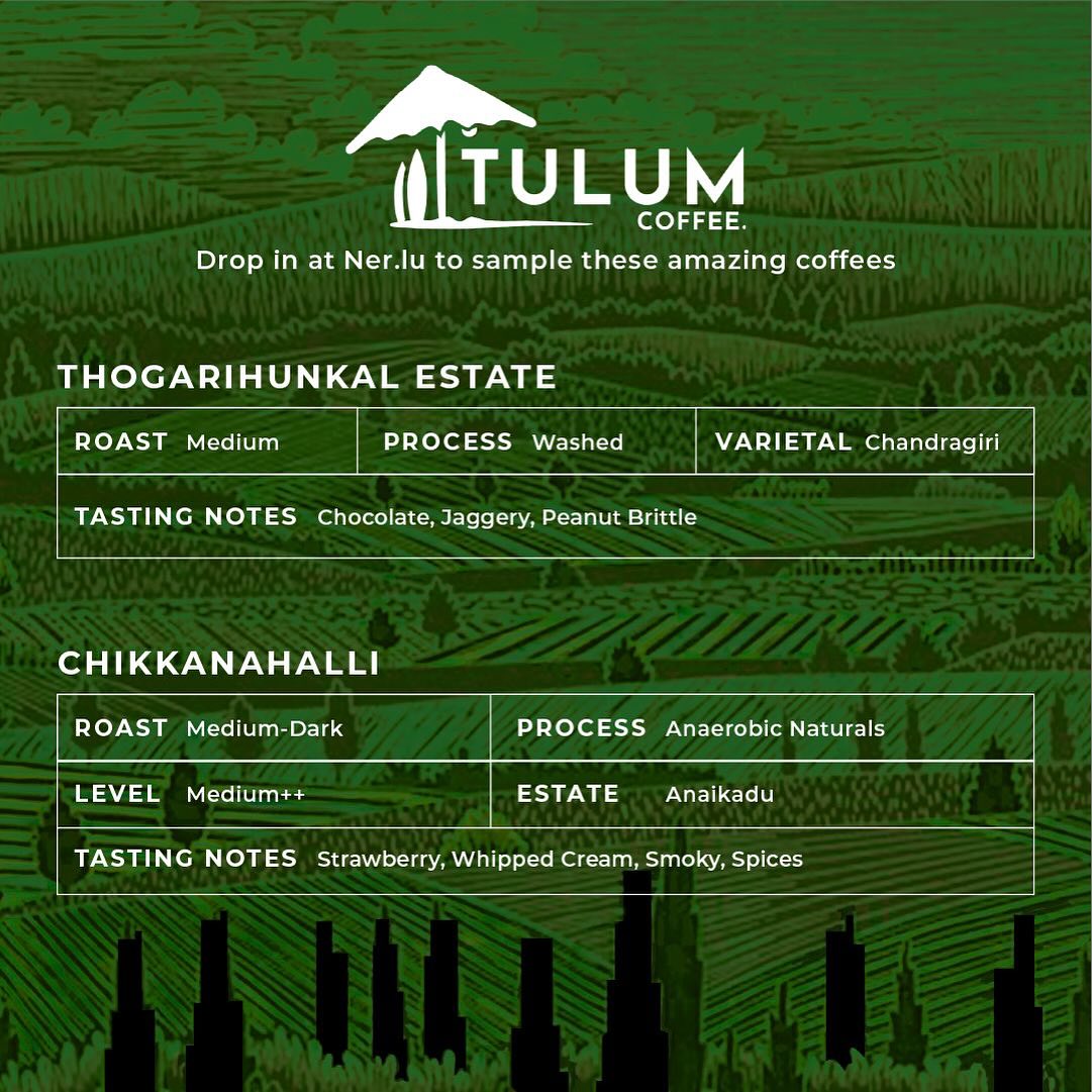 Menu photo from Tulum Coffee