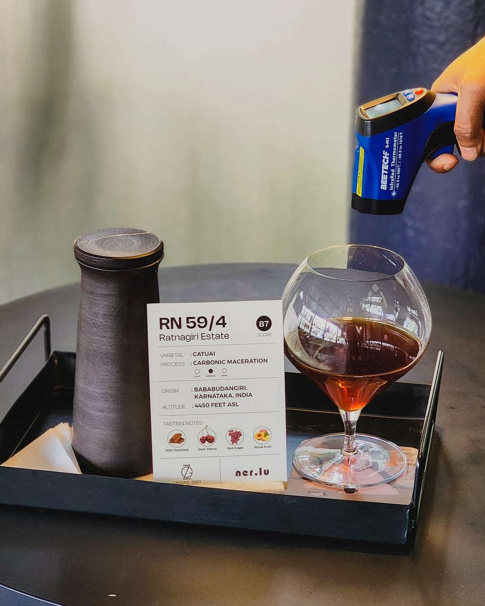 Menu photo from Ground Zero Coffee Roasters × Ratnagiri Estate (SWIRL.SMELL.SIP)