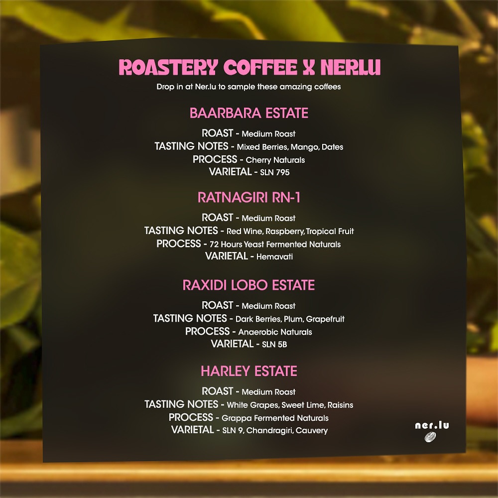 Menu photo from Roastery Coffee House