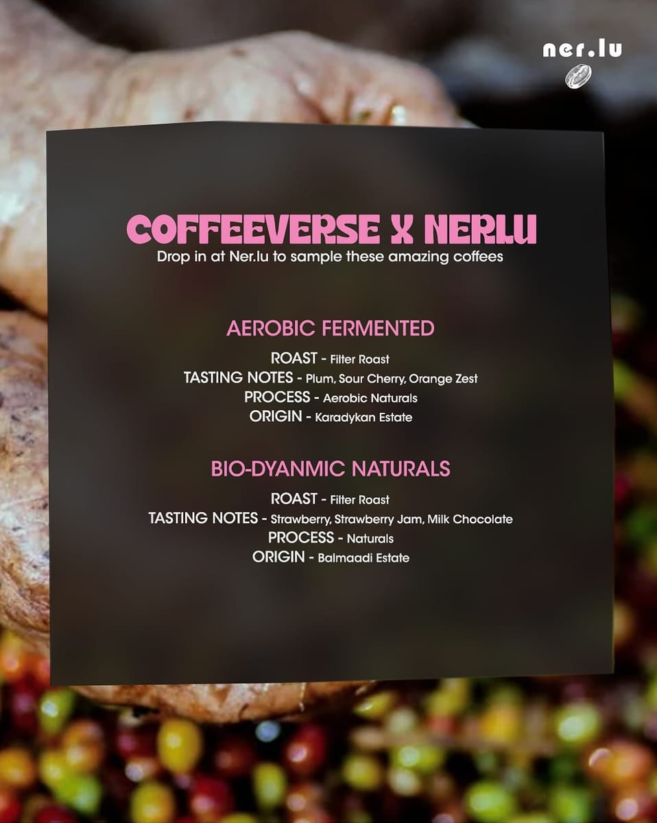 Menu photo from Coffeeverse