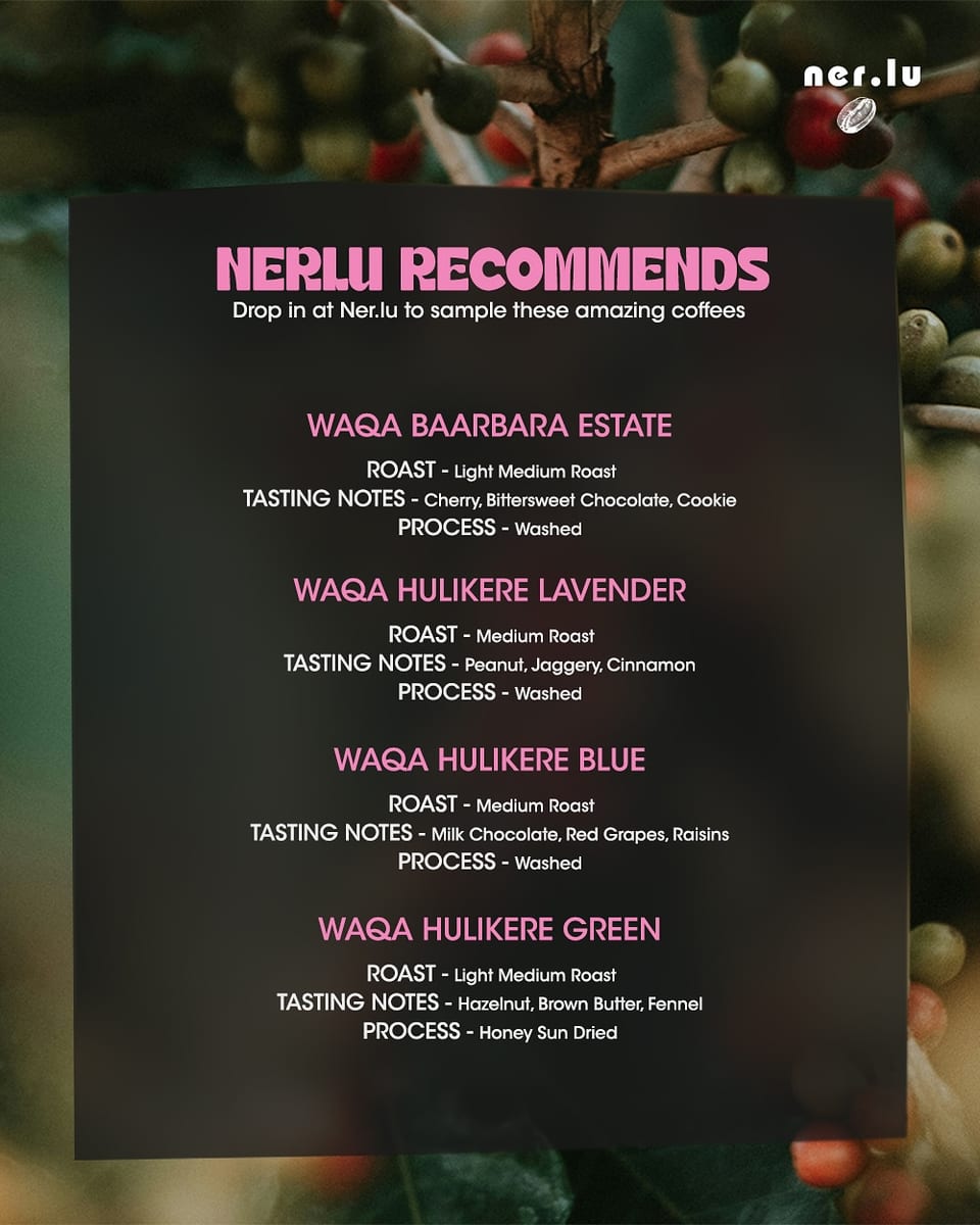 Menu photo from Eventide / Brewed Awakening / WAQA (Three-Roaster)
