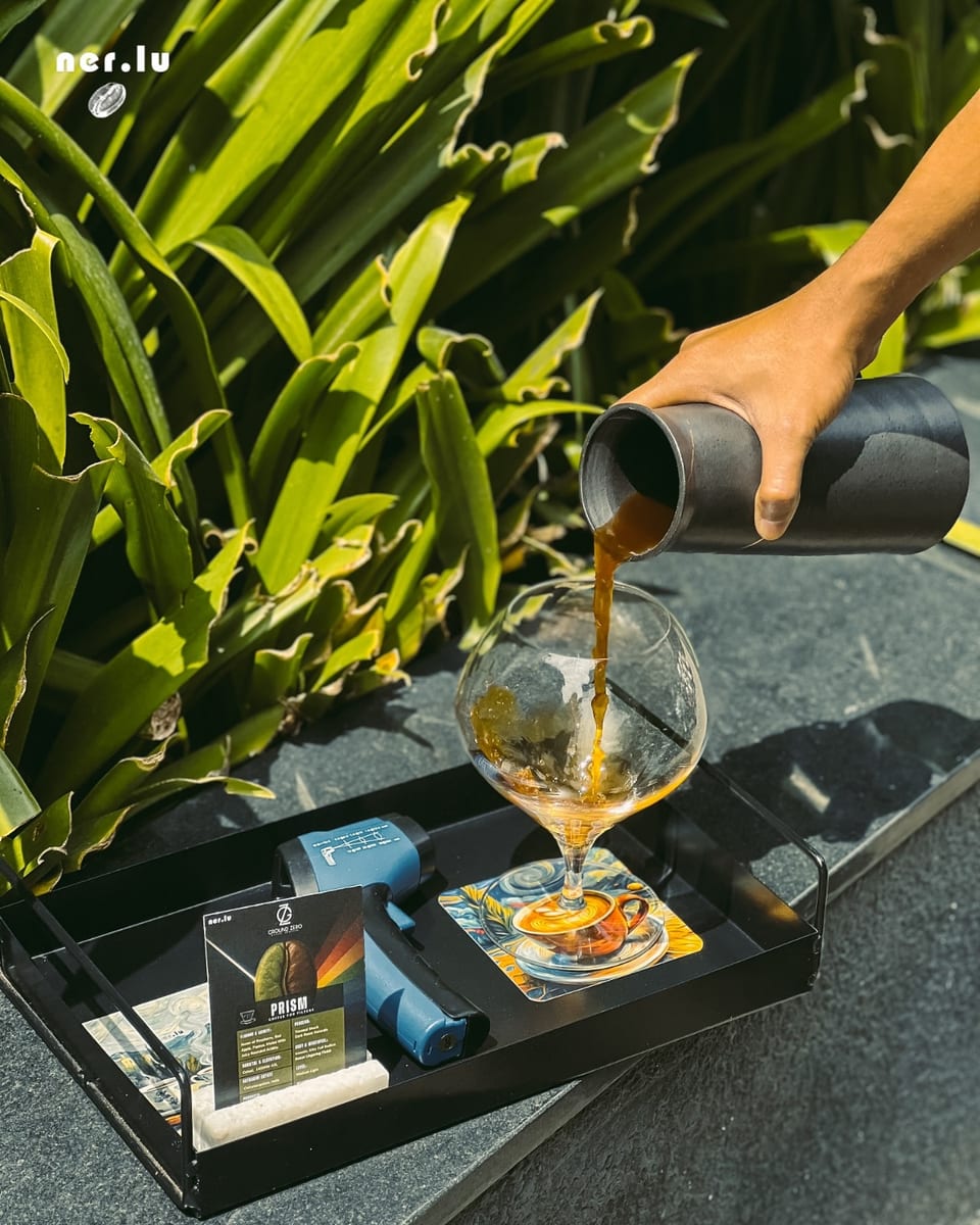 Menu photo from PRISM: Ground Zero Coffee × Ratnagiri Estate