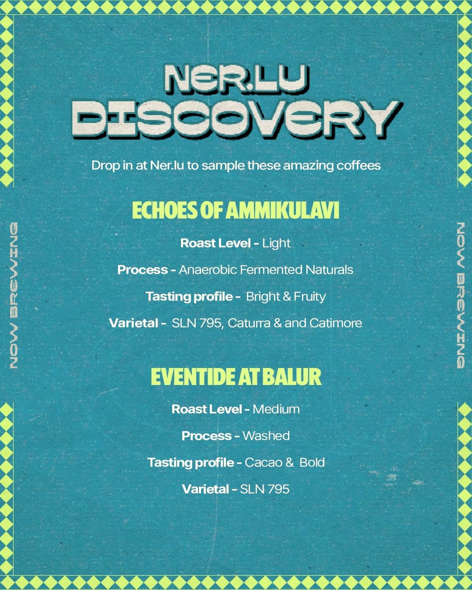 Menu photo from Anecdote Coffee Roasters